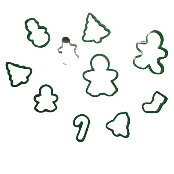 Vintage Wilson 101 Cookie Cutters Holidays Numbers Lettters Animals IOB - Picture 13 of 14